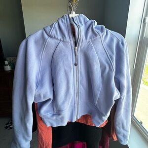 Lululemon cropped scuba zip up